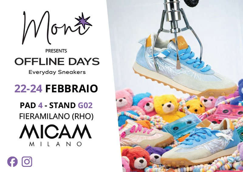 Moni torna a MICAM Milano con “Offline Days”